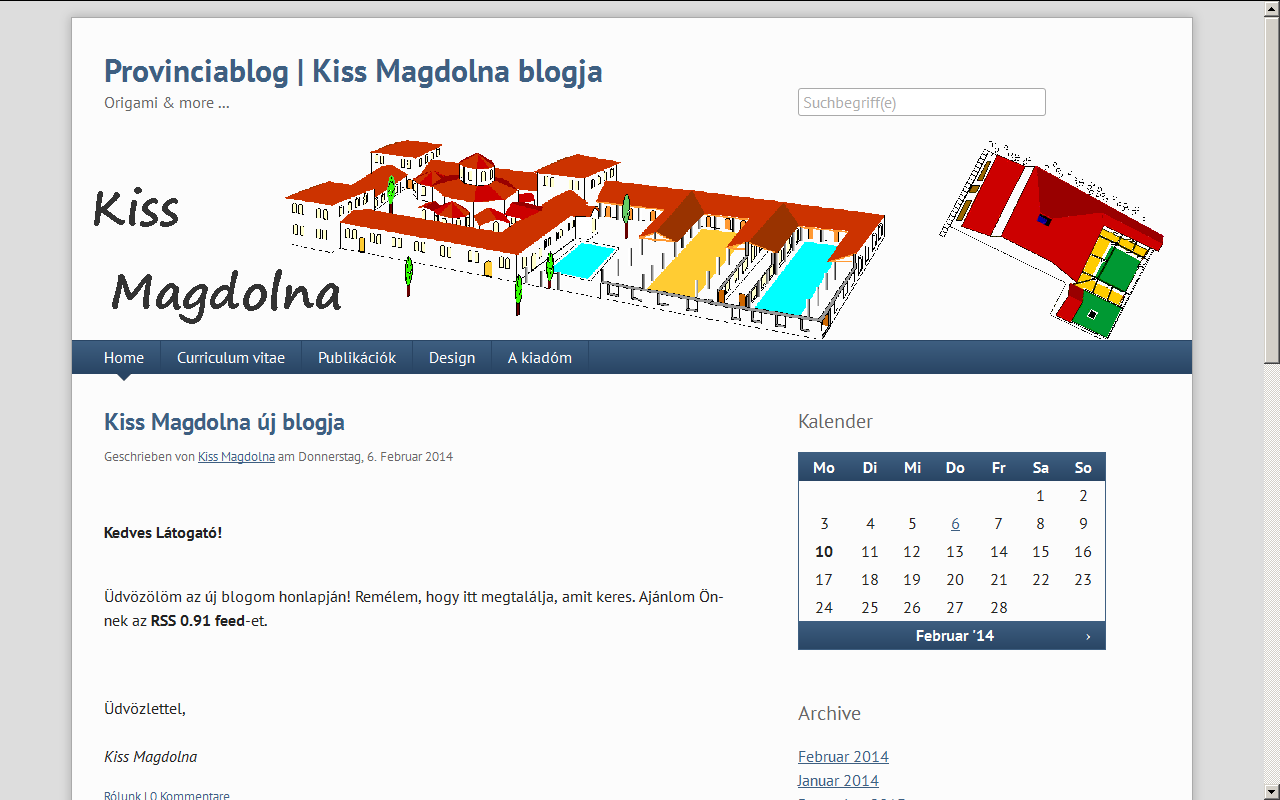 Kiss Magdolna-blog, Frontpage kissmagdolna-blog frontpage